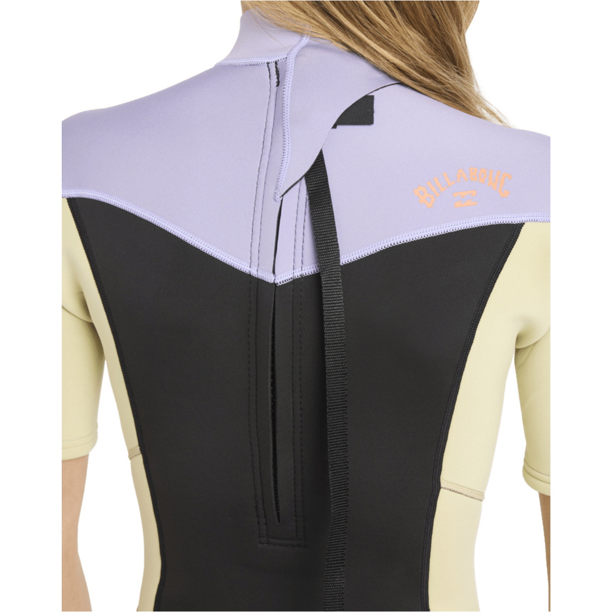2026 Billabong Junior Synergy 2/2mm Back Zip Springsuit Wetsuit 24RW251601 - Grey Violet